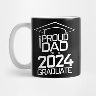 Proud Dad of a 2024 Graduate Senior Class Family Graduation Mug